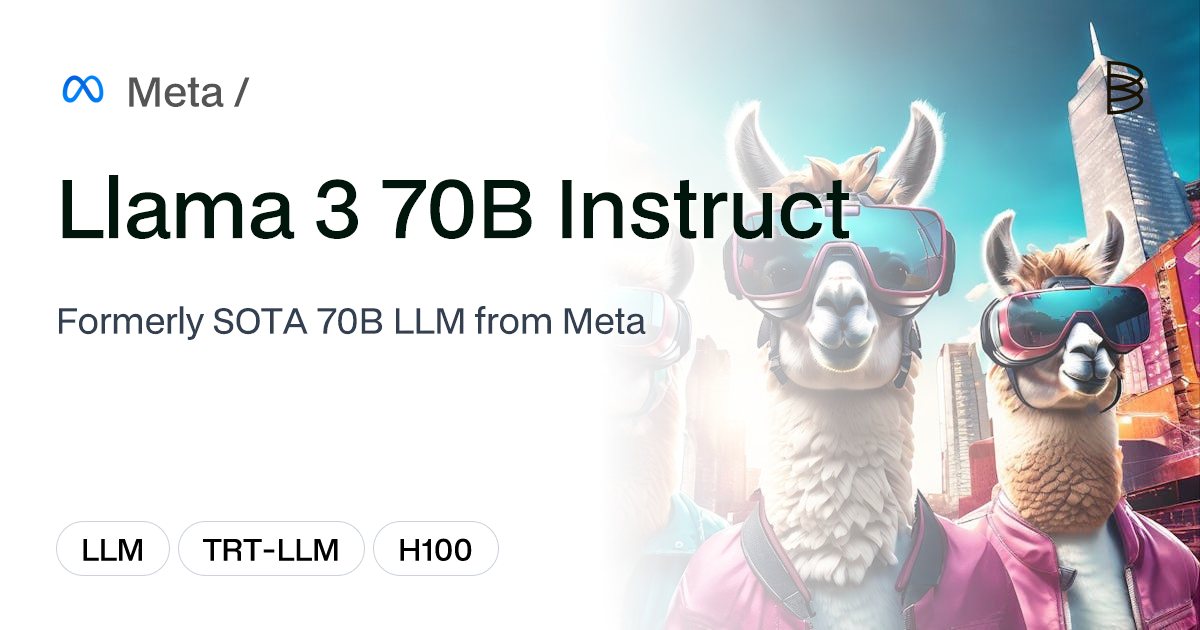 Llama 3 70b Instruct Model Library