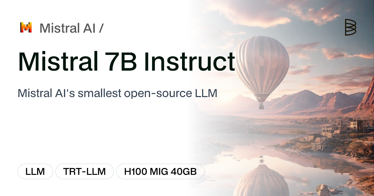 Mistral 7B Instruct | Model Library